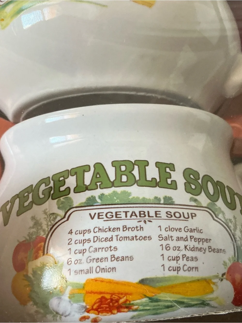 new Caraway naturals soup recipe 4-bowl gift set Tomato/Potato/chicken/Veggie